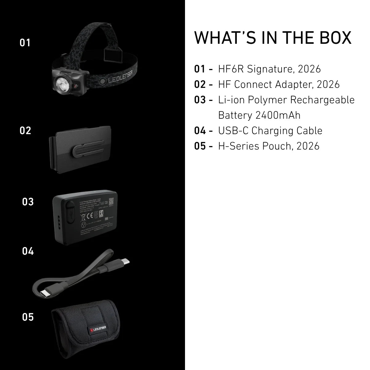 HF6R SIGNATURE RGB | New 2026|ALB・RGB・最大1,000 lm・IP67【9月中旬発売】