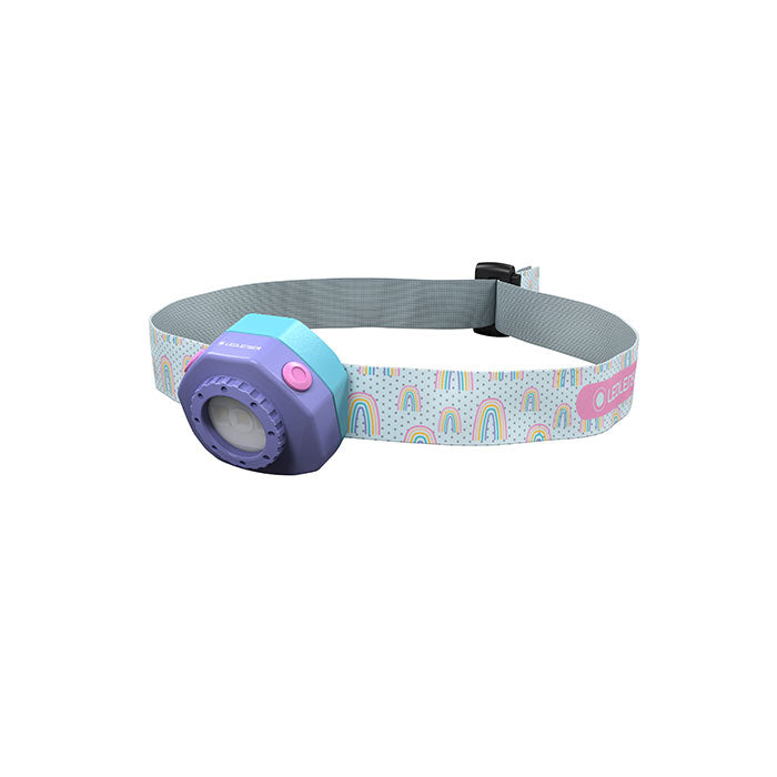 KIDLED4R 充電池仕様、安全設計のキッズ用ヘッドランプ、花火や夕涼みに 夏の思い出