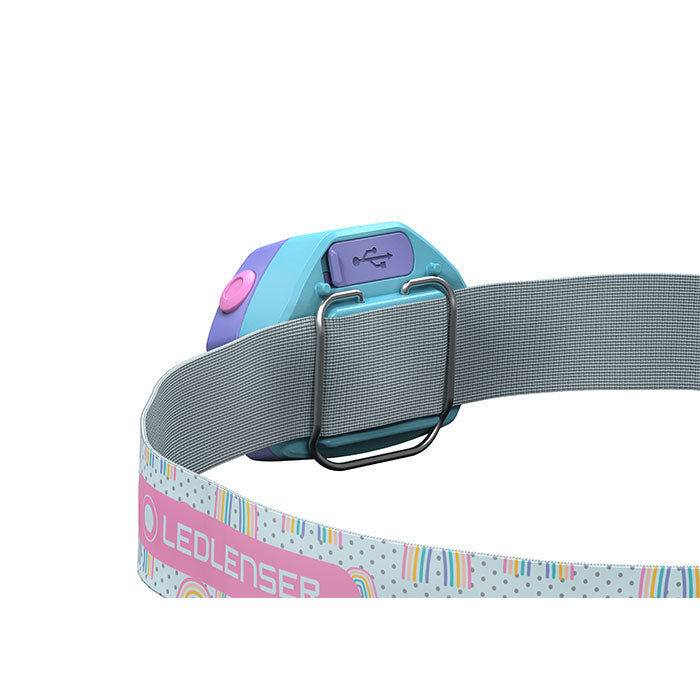 KIDLED4R 充電池仕様、安全設計のキッズ用ヘッドランプ、花火や夕涼みに 夏の思い出