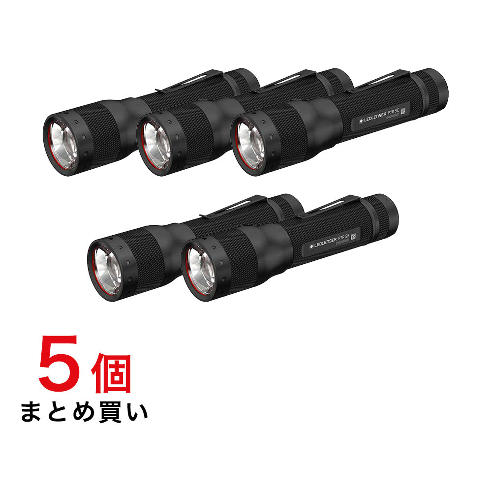 お得な5点セット P7R SE | 定番モデル 18650型 充電池/ 乾電池 = 両方OK  豪華ボックス入り