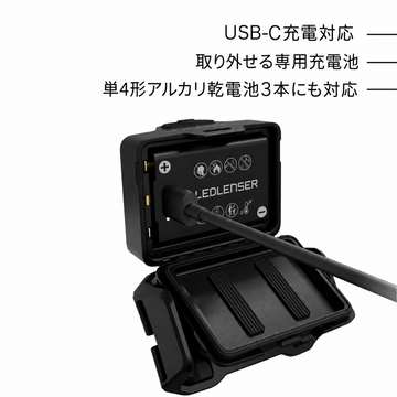HF4R | New 2026｜充電池・乾電池両用・軽量92g・最大650 lm・IP67