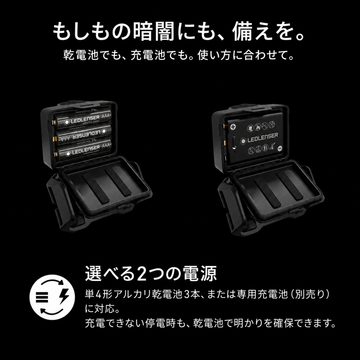 HF4 | New 2026｜乾電池式・軽量102g・最大450 lm・IP67