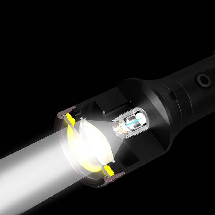 P9R Core LEP 最長1,300m先を照射するLEPハンドライト　これぞ夜の帝王