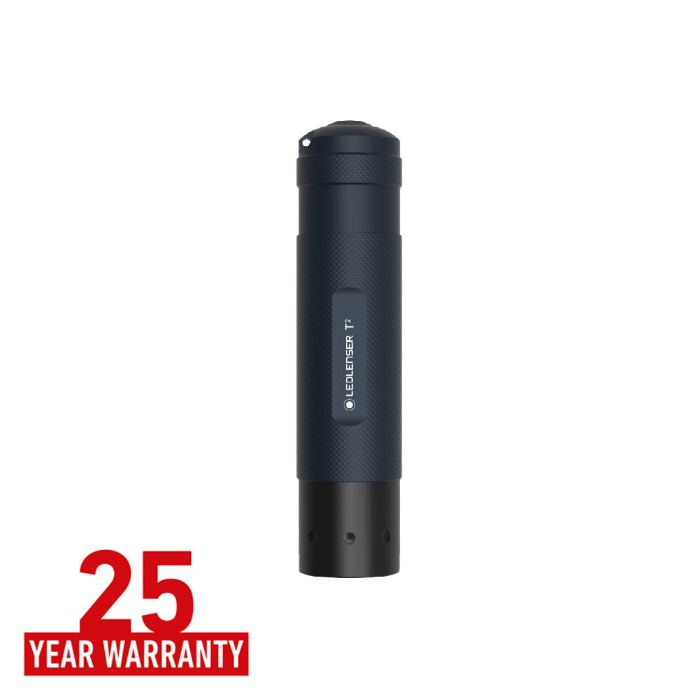 【在庫僅少】T2 25周年モデル | 乾電池仕様の携行コンパクトライト  限定色×製品登録で25年保証　数量限定品