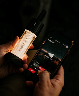 ML6 Connect WL スマホで操作できるハイスペック LEDランタン （暖色光／電球色) 18650 充電池仕様
