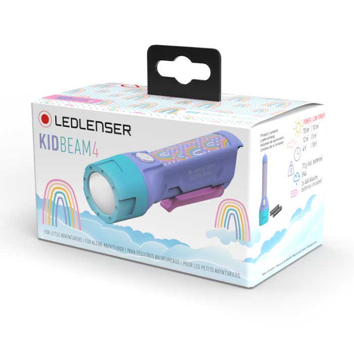 KIDBEAM4 単四電池2本で稼働するお子様の味方！　まぶしさ軽減、目に優しくて本格的