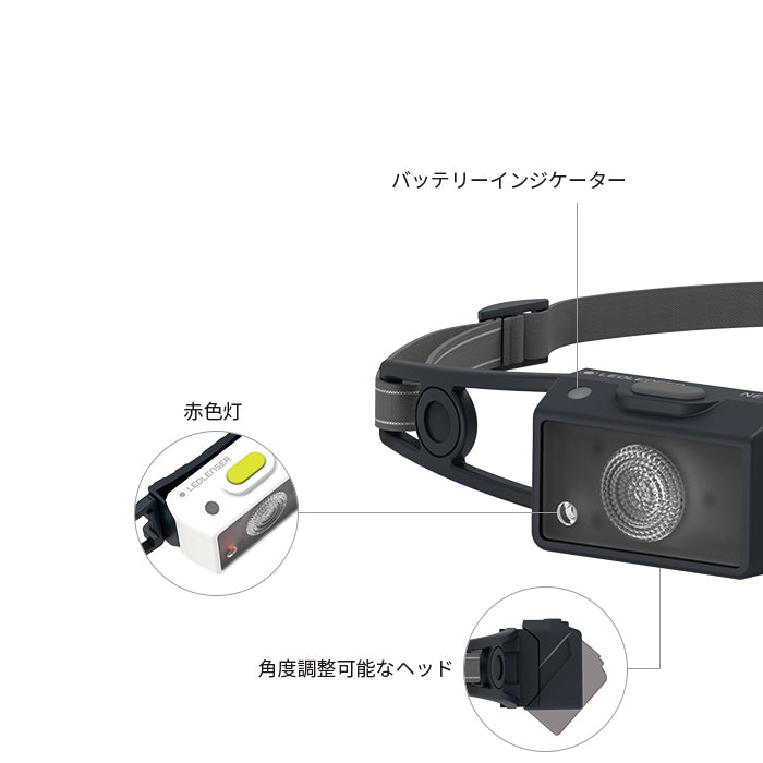NEO1R: 39g 究極の軽さ 150ルーメン×3h照射　早朝や夕暮れのランニングに